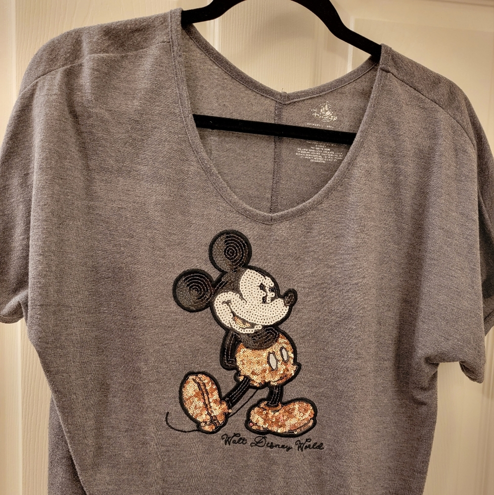 LADIES SEQUIN DISNEY AUTHENTIC TOP